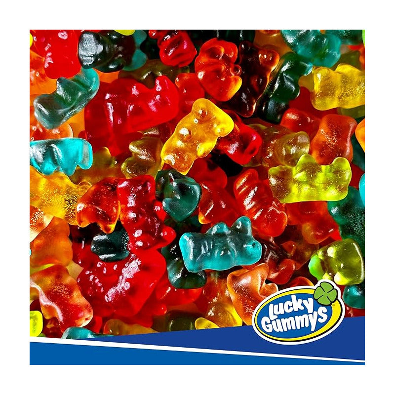 Lucky Gummy Ositos Gomitas Tipo Panditas Paquete De 8pz D 100g C/u