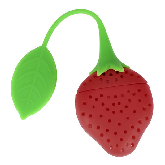 1 Infusor De Te Fresa Bebidas Estilo Fresa #29 Color Rojo