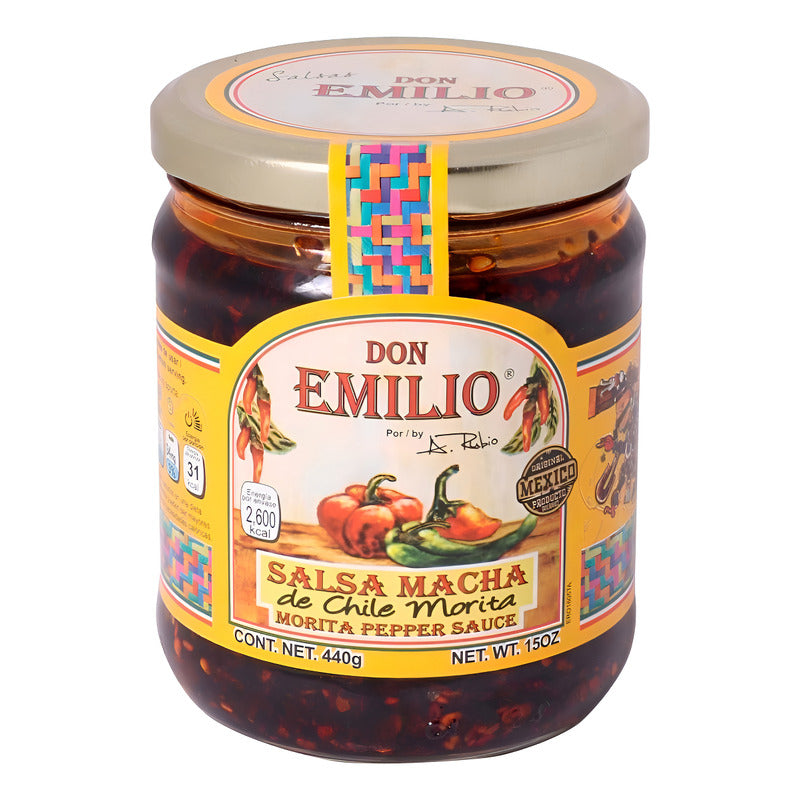 Salsa Macha Don Emilio Chile Morita 440 Gramos - Eurotruck Mexico