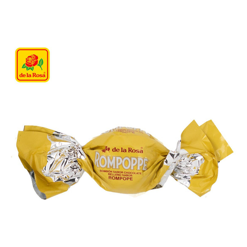 Bombón Chocolate Rompoppe 100 Pzs, Relleno Rompope