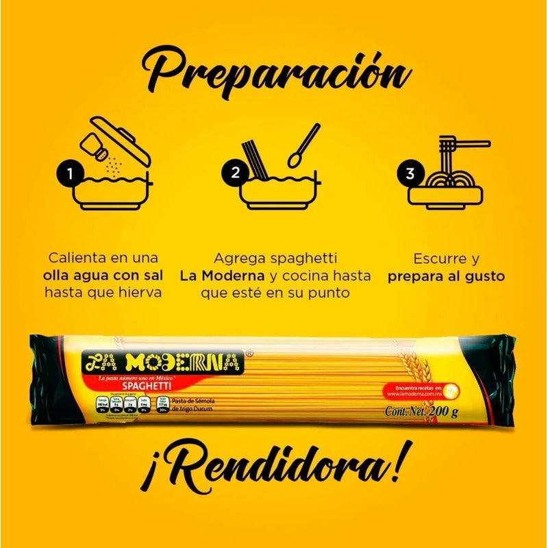 Spaghetti 200 Gr La Moderna