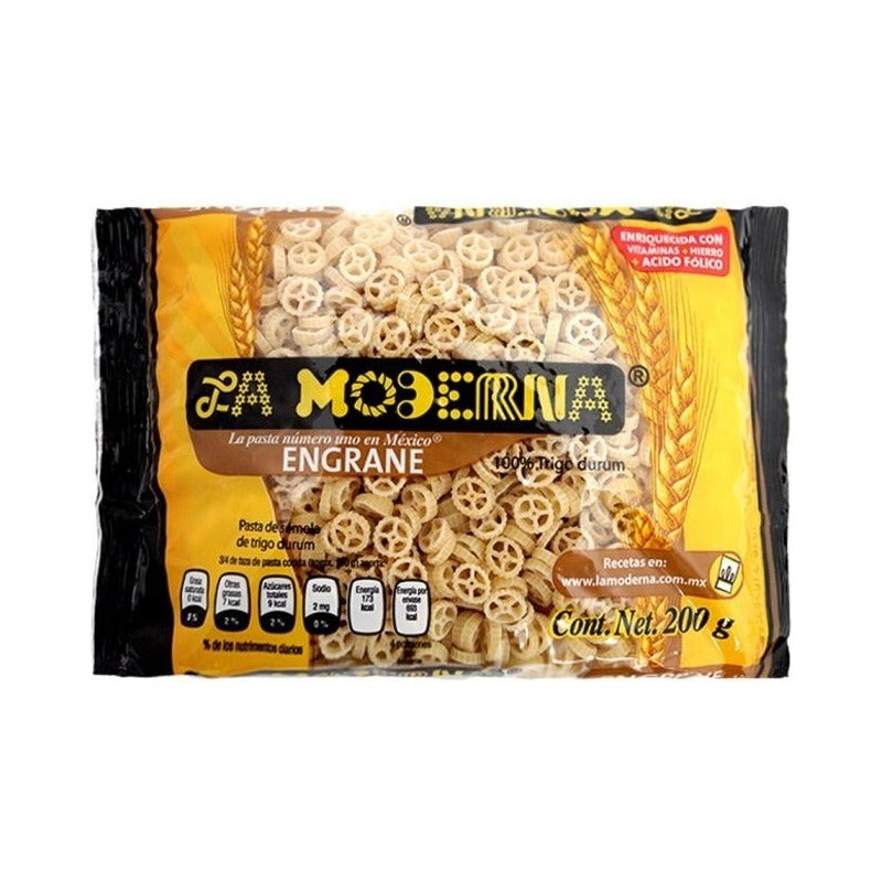 Sopa La Moderna Engrane Pasta De Sémola De Trigo Durum 200g