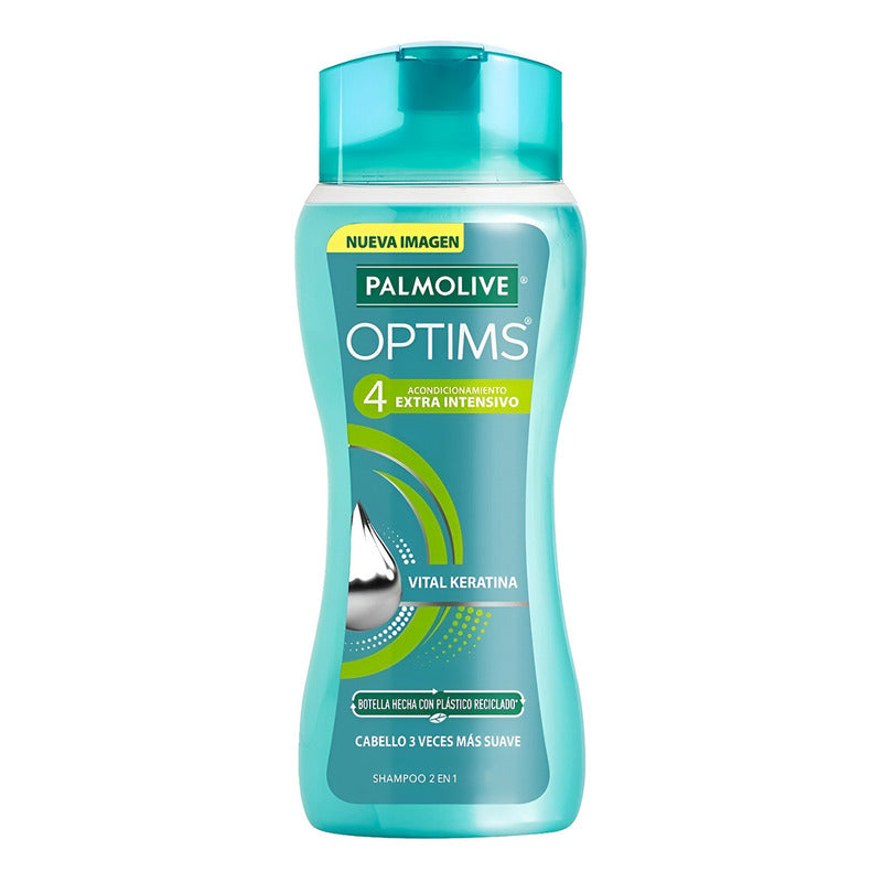 Shampoo Acondicionamiento Extra Intensivo 2 En 1 Nivel 4 Palmolive Optims 1 L