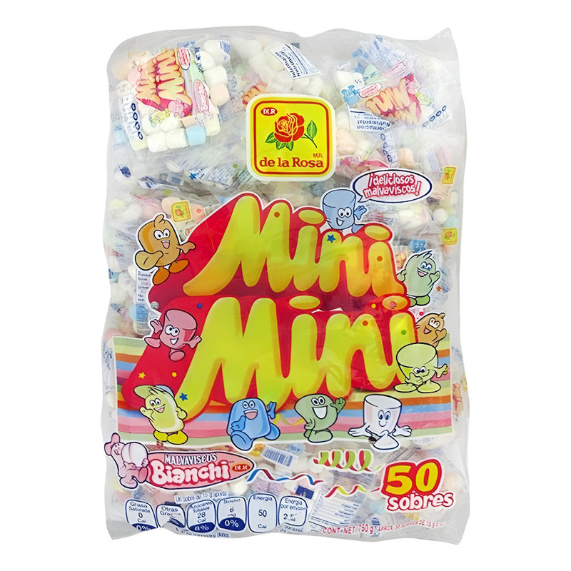 Malvaviscos Mini Mini De La Rosa 50 Sobres 750grs