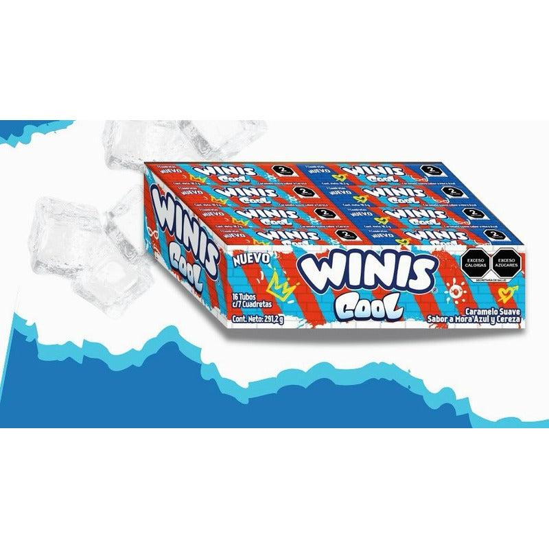 Winis Cool Caramelo Suave Sabor Mora Azul Cereza 291.2 Gr