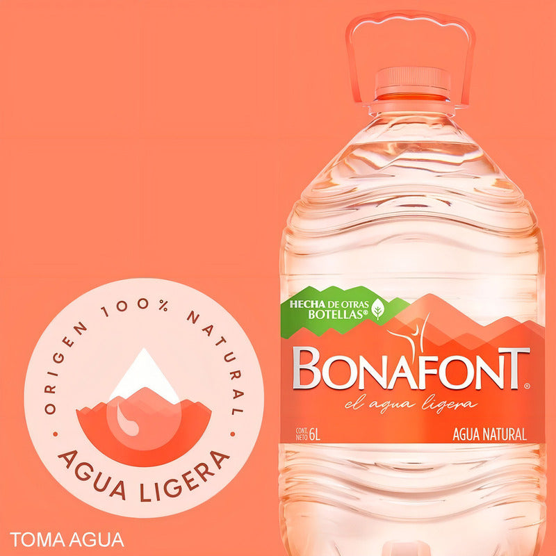 Agua Natural Bonafont 6l - Eurotruck Mexico