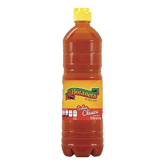 Salsa Picante La Botanera Etiqueta Amarilla Clasica 1 Lt - Eurotruck Mexico