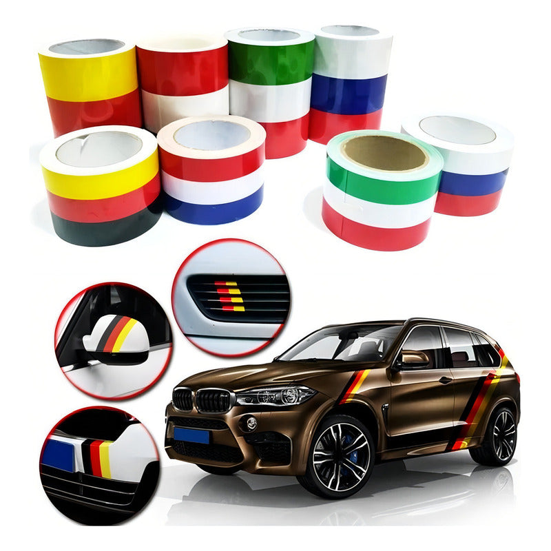 Sticker Calcomania Vinil Alemania Jetta Bora Polo 15cm X 24m