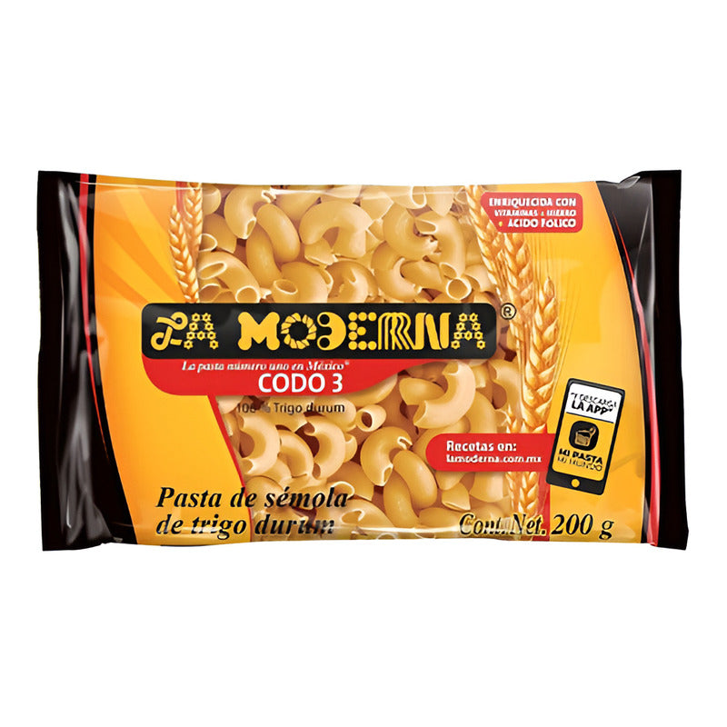 Sopa De Codo No. 3 200 Gr La Moderna