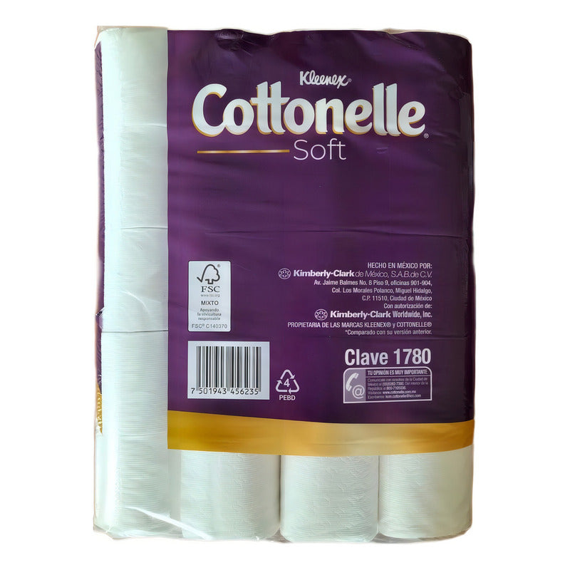 Papel Higiénico Kimberly-clark Kleenex Cotonelle Doble Hoja De 40 u