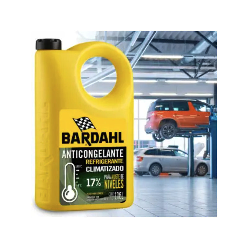 Anticongelante Bardahl Climatizado 17% Auto 3.785 L Verde Limón