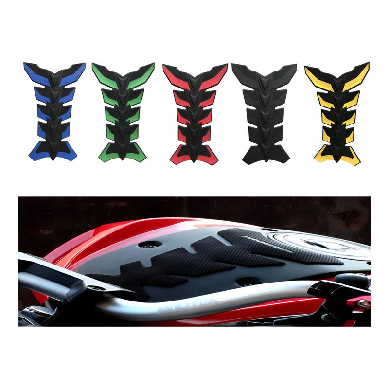 Sticker Calcomania Fishbone Moto Tanque Gasolina Silicon