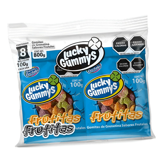 Gomita Lucky Gummys Frutitas Frutal Paquete De 8pz 100g C/u - Eurotruck Mexico