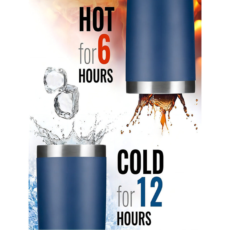 Vaso Termo De Acero Inoxidable 20 Oz Color Gris Vaso Termo 20 Oz