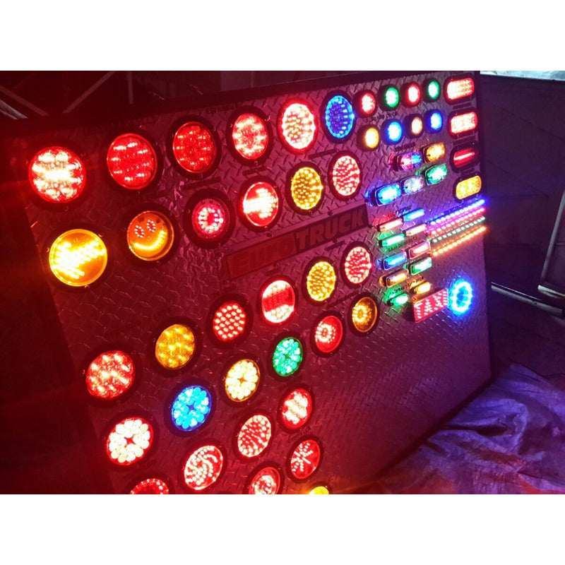 10 Cajita Plafon Lateral 6 Leds Eurotruck Mexico Tractocamio