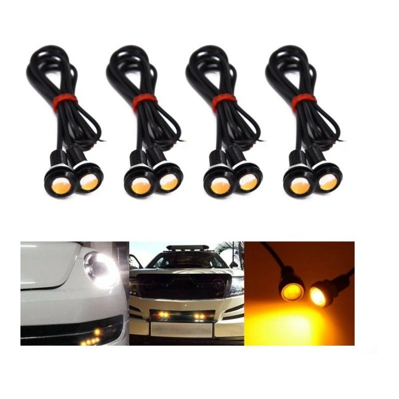 Ojo De Aguila Faro Led Jetta Audi Bmw Faro Niebla Moto 8pz