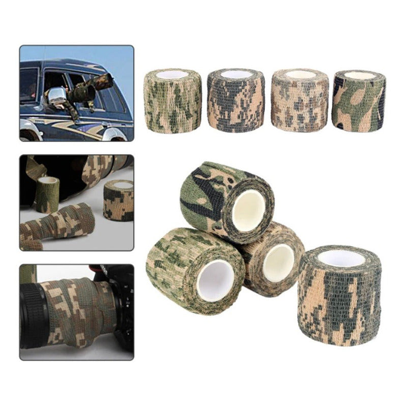 Cinta Adhesiva Tactica Militar Camouflage Gotcha Wrap