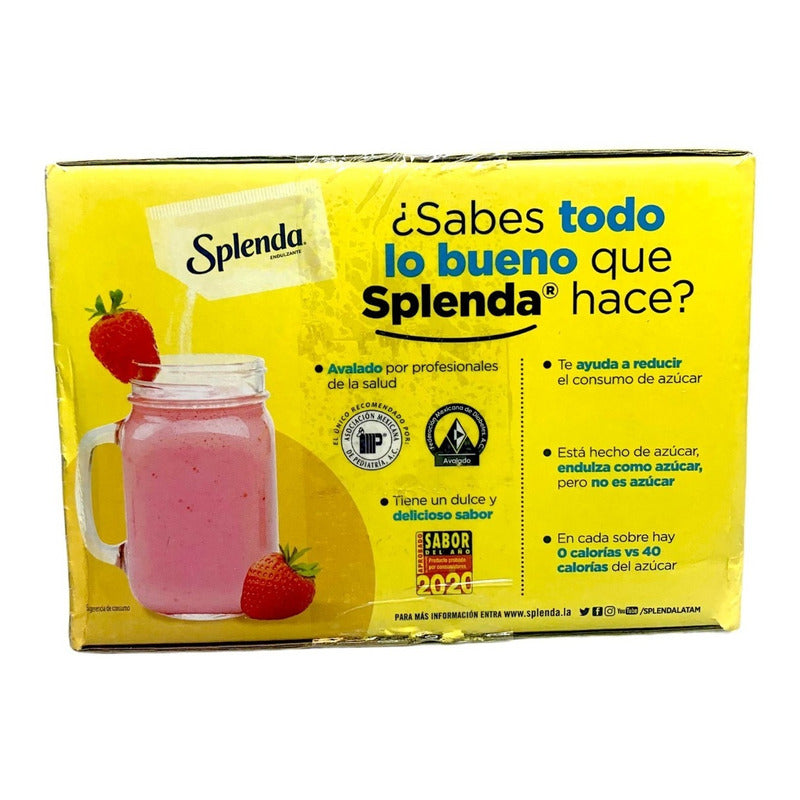 Endulzante Splenda Con 600 Sobres De 1 Gr