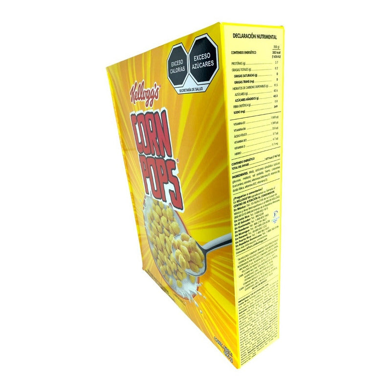 Cereal Corn Pops Kellogg´s Maiz Inflado Y Endulzado 490g