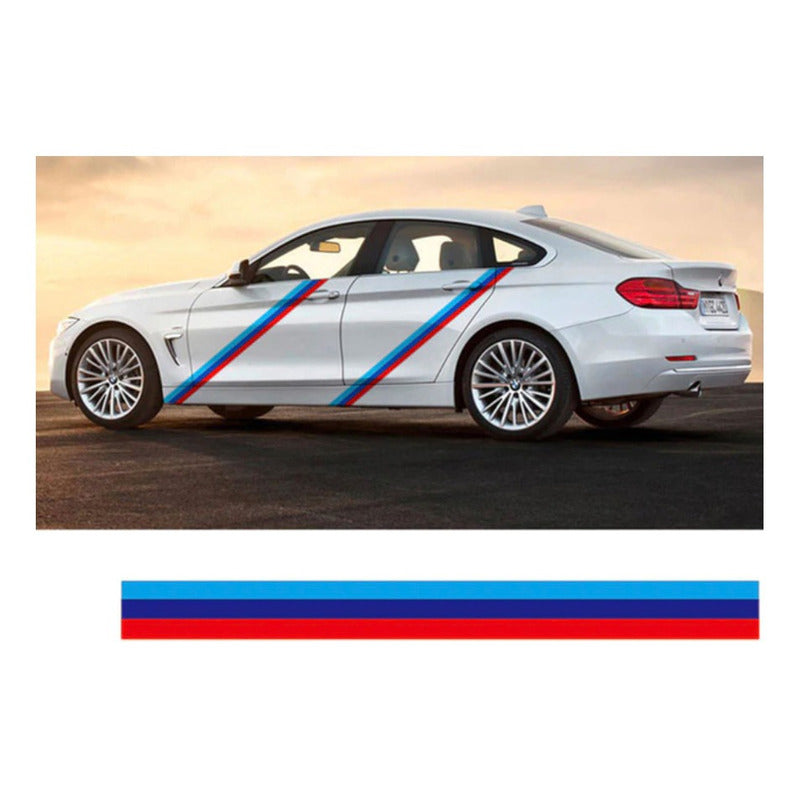 Sticker Calcomania Vinil Bandera Bmw 1 2 Serie I3 I8 15cmx1m