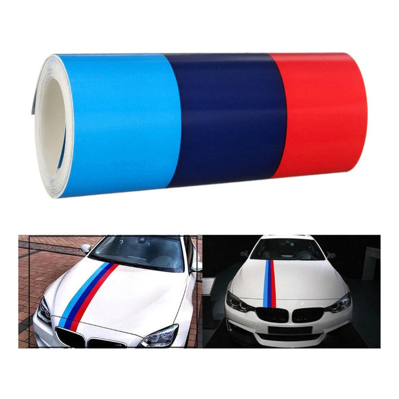 Sticker Calcomania Vinil Bandera Bmw 1 Serie I3 I8 15cmx3m