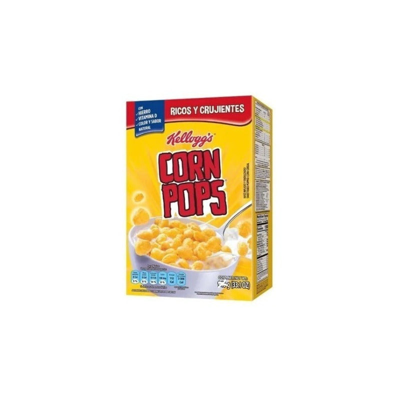 Cereal Corn Pops Kellogg´s Maiz Inflado Y Endulzado 490g