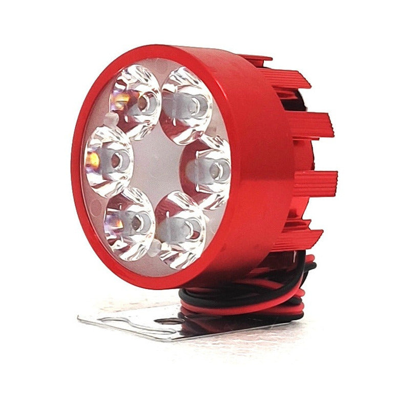 Faro Foco 6 Leds Barra Led Blanco Fijo Moto Bici 1 Par 12v - Eurotruck Mexico