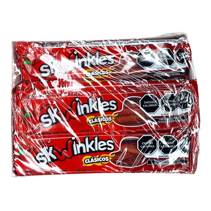 Skwinkles Clasico Chamoy 12 Piezas