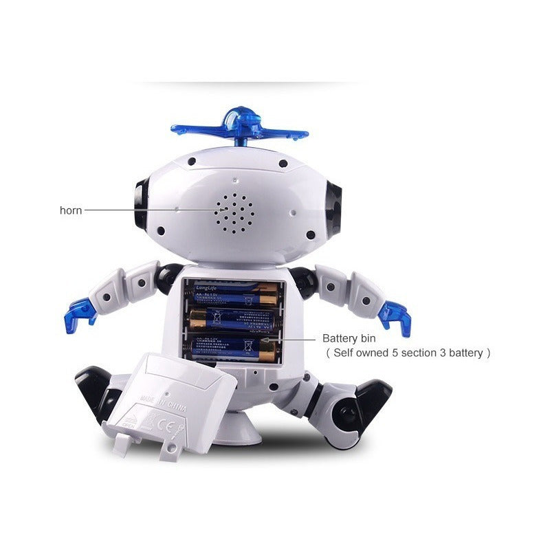 Robot Que Baila Camina Electrónico Con Música Y Luz P/niños Robot