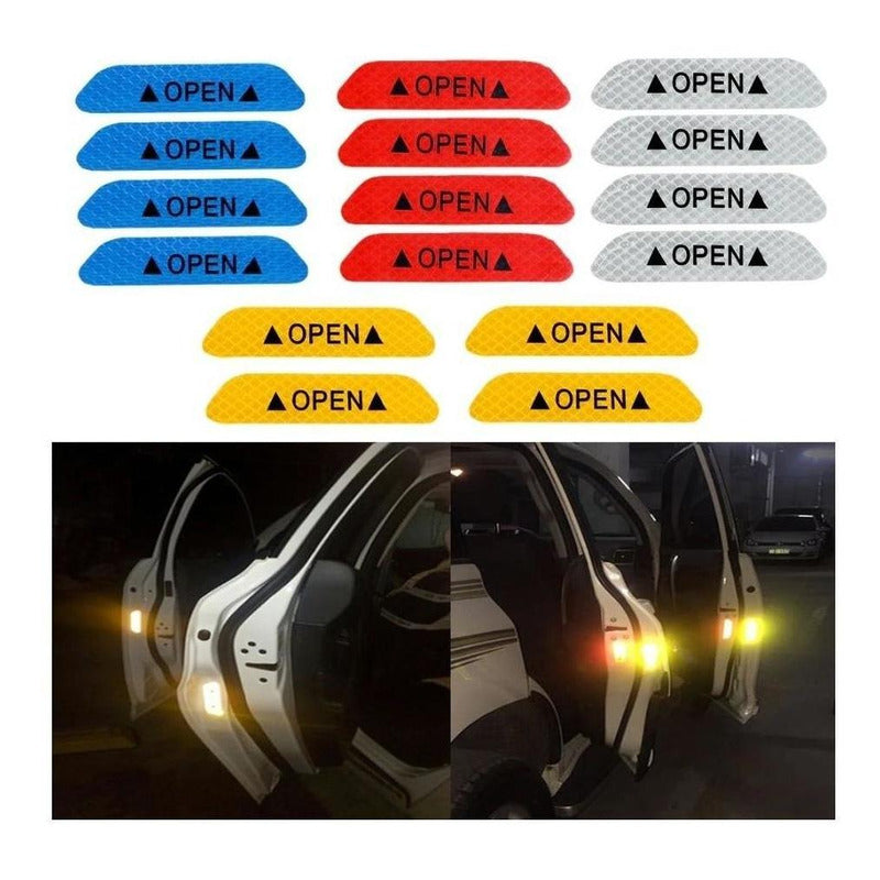 Sticker Reflejante Seguridad Puertas Vw Jetta Camioneta Audi - Eurotruck Mexico