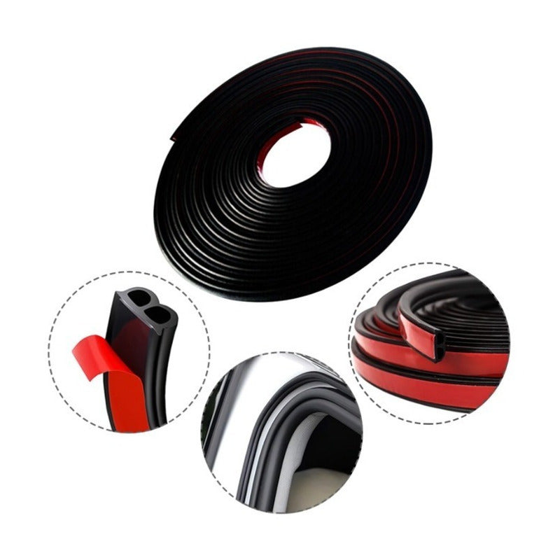 Moldura Puerta Protectora Auto Autoadeshiva Forma B 5m - Eurotruck Mexico