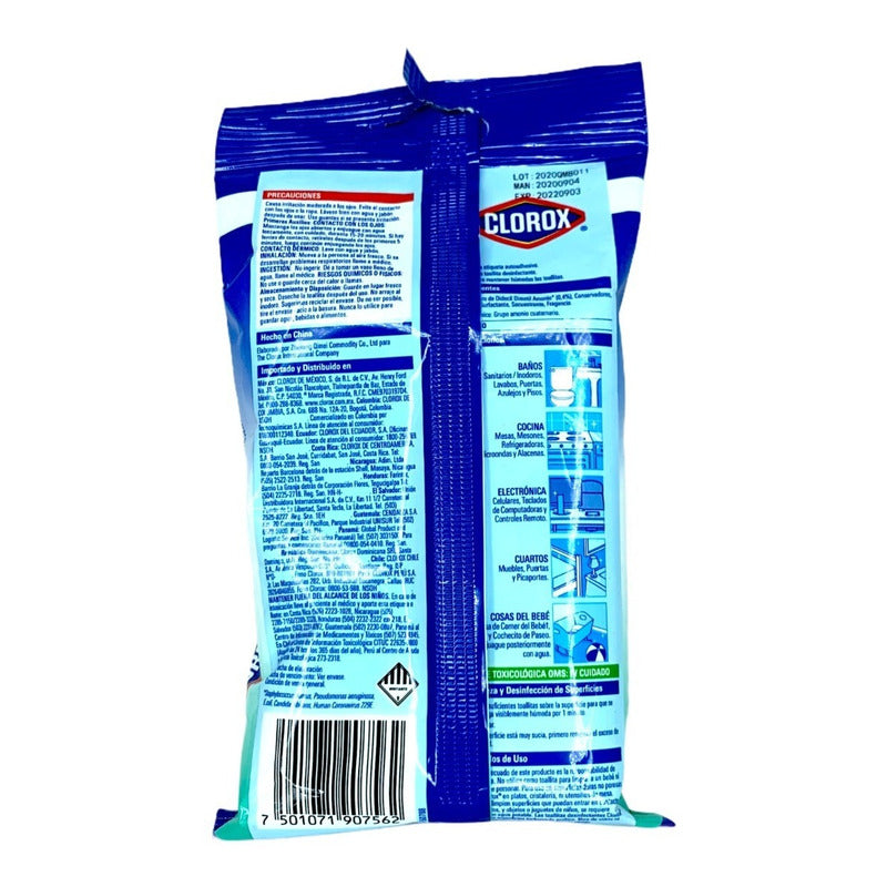 Clorox Toallitas Desinfectantes Expert Con 15 Toallas Aroma