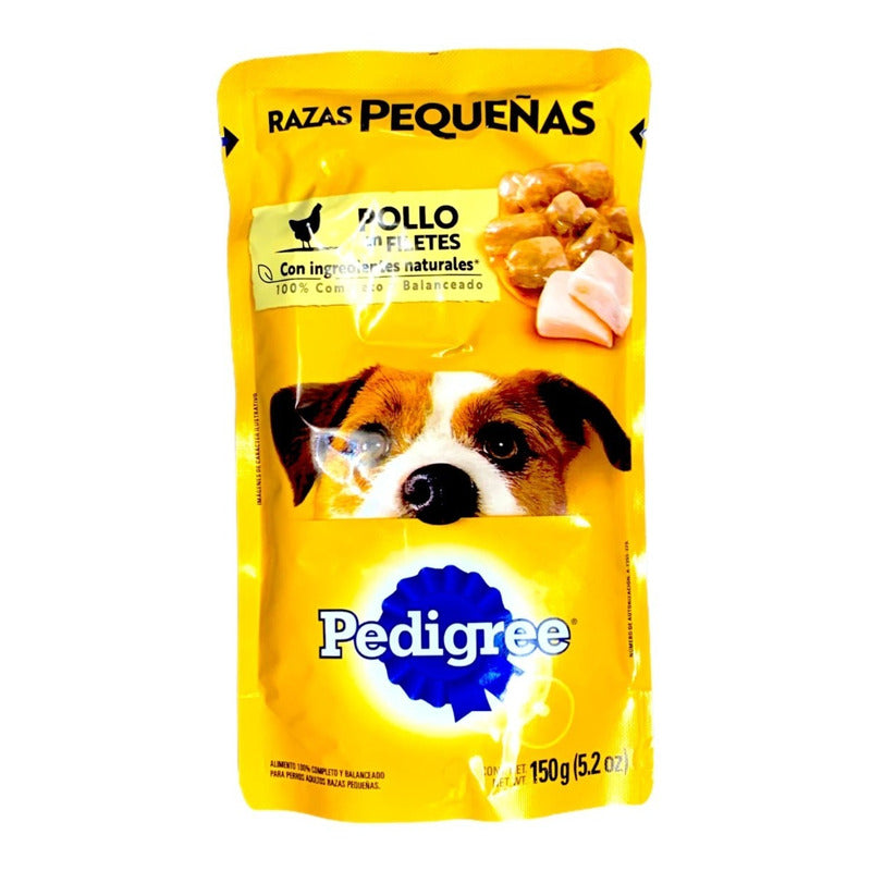 Pedigree Alimento 150 Gr Perro Raza Res Filetes 1 Sobre