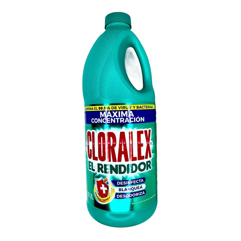 Blanqueador Cloralex El Rendidor 2 Lt Maxima Concentracion