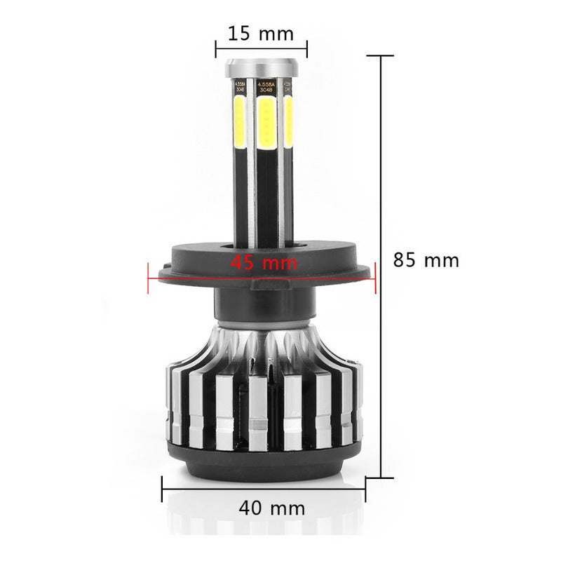 Kit Led X6s 6 Caras H7 H4 9007 Jetta Moto Otros Autos - Eurotruck Mexico