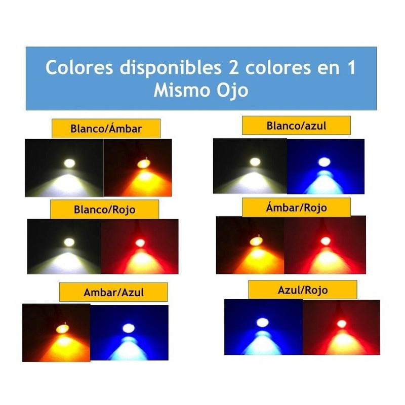 Ojo De Aguila Faro Led Doble Funcion Envio Gratis 12 Piezas