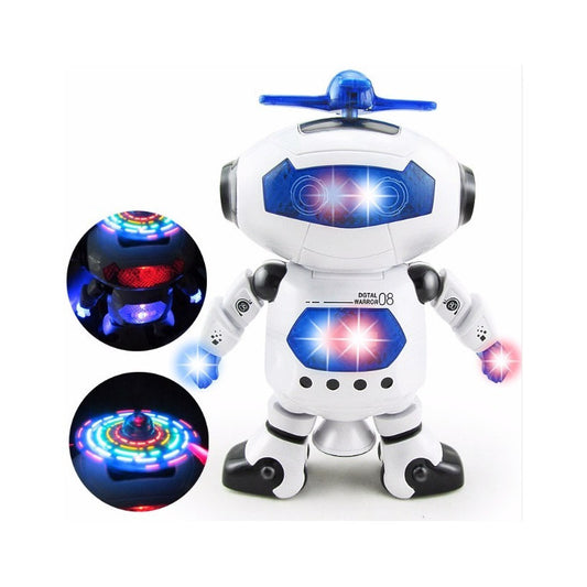 Robot Que Baila Camina Electrónico Con Música Y Luz P/niños Robot