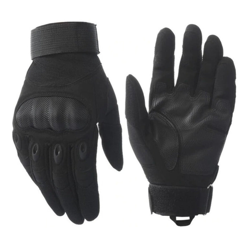 Guantes Tacticos Militar Moto Nudillos Duros Dedo Completo