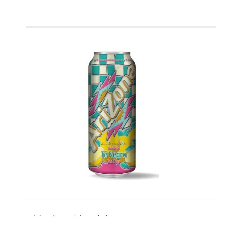 Bebida De Frutas Arizona Sabor Te Negro De 680 Ml