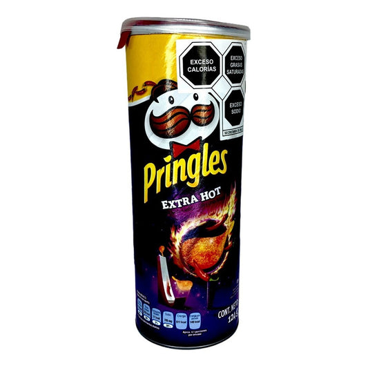 Papas Pringles Sabor Extra Hot Picoso 124 Gr Botana Crujient