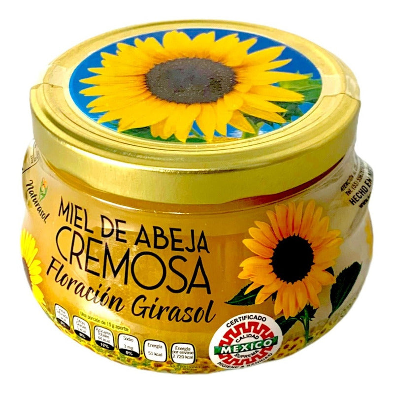 Miel De Abeja Cremosa 100% Natural 800 Grs Floracion Girasol