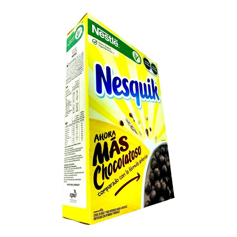 Cereal Nesquik Nestlé 650g Mas Chocolate