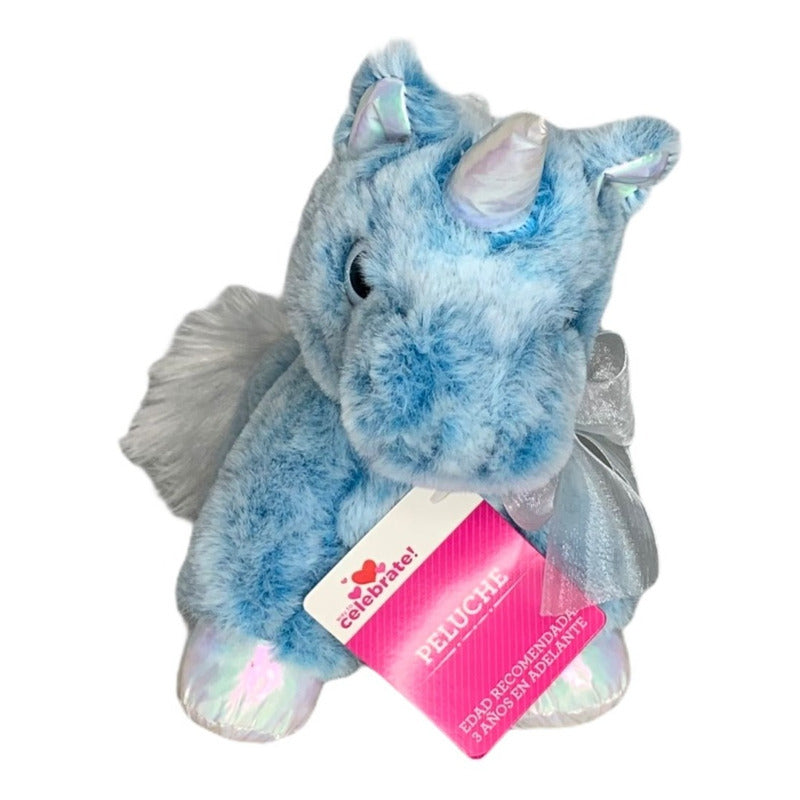 Peluche Way To Celebrate Unicornio Azul 18 Cm - Eurotruck Mexico