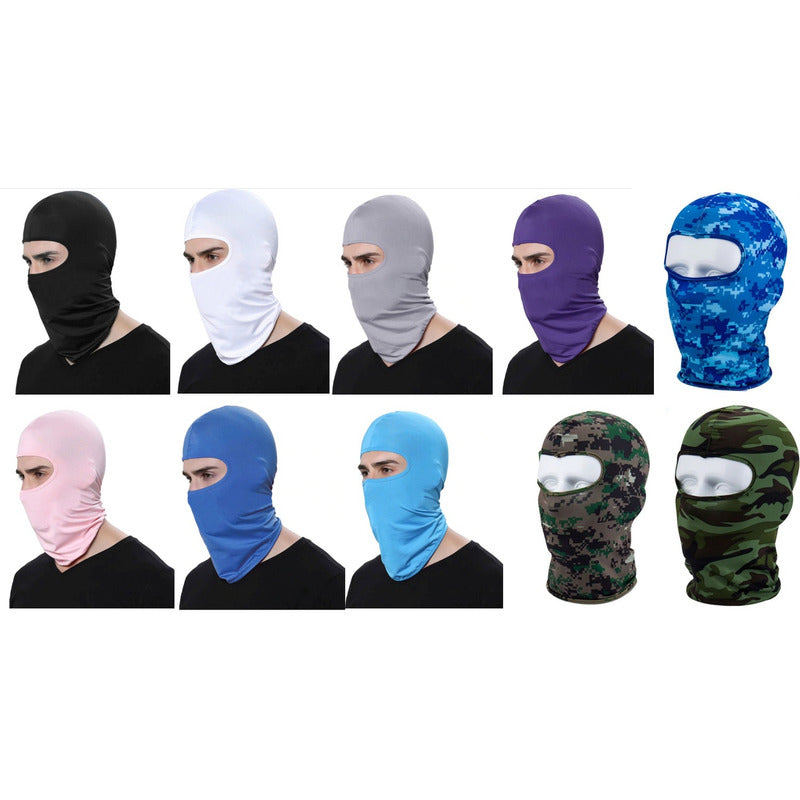 5 Mascara Balaclava Pasa Montañas Moto Correr Tactico