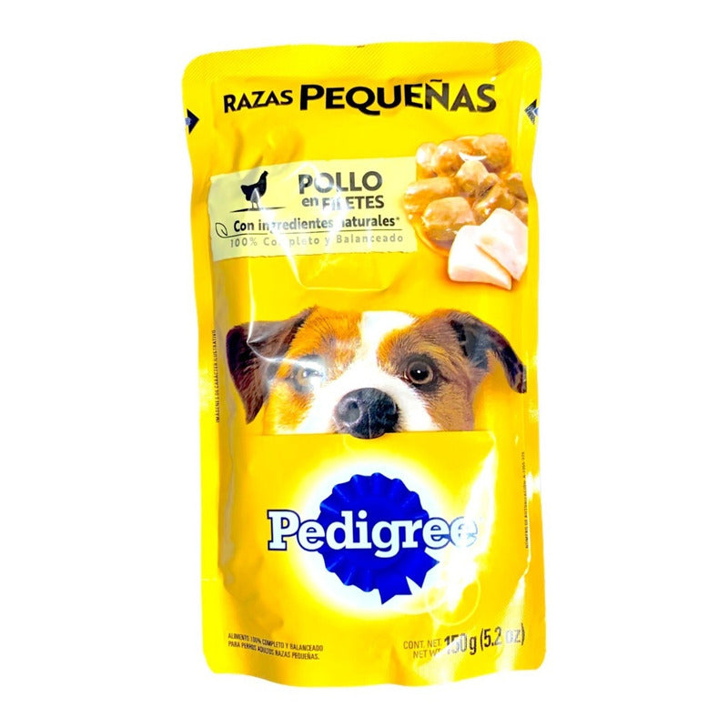 Pedigree Alimento 150 Gr Perro Raza Res Filetes 1 Sobre