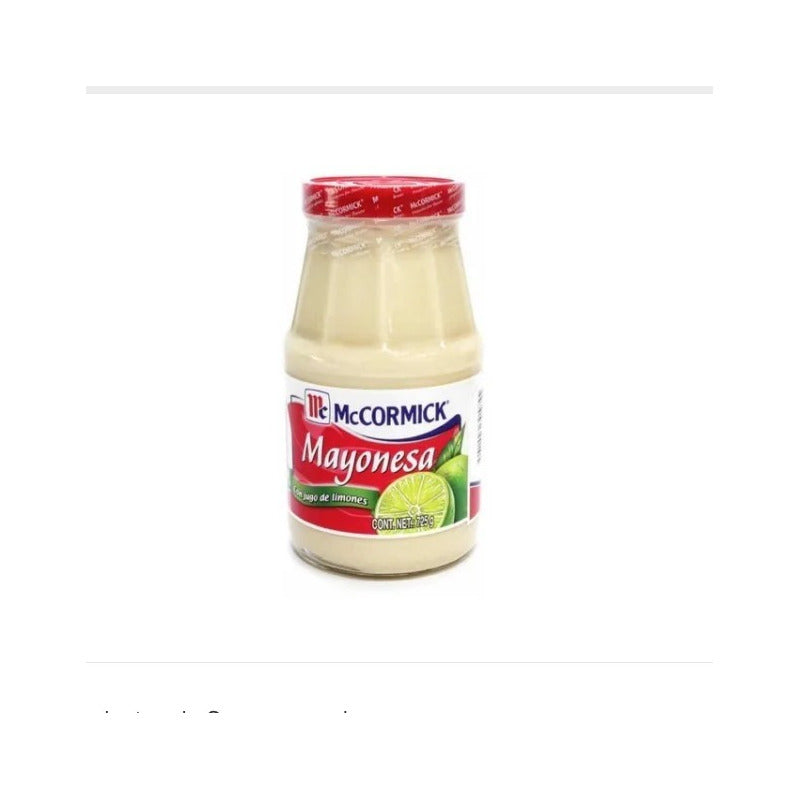 Mayonesa Mccormick Con Jugo De Limón De 725 Gr