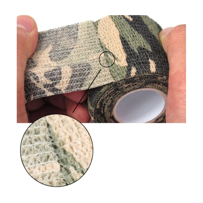 Cinta Adhesiva Tactica Militar Camouflage Gotcha Wrap