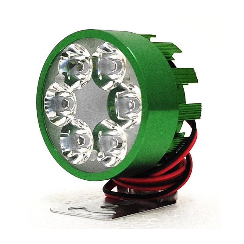 Faro Foco 6 Leds Barra Led Blanco Fijo Moto Bici 1 Par 12v - Eurotruck Mexico