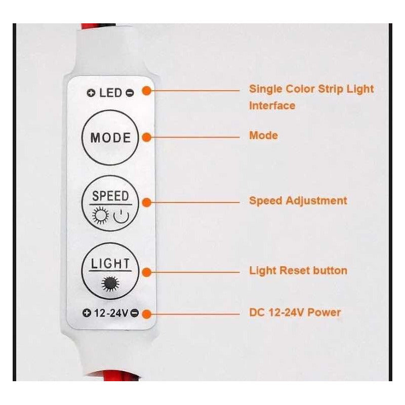 Dimmer Tira Led Ojo De Águila 12v Estrobo Manual Barras - Eurotruck Mexico