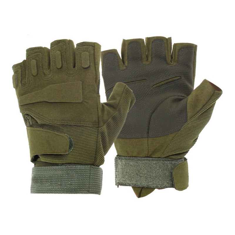 Guantes Tacticos Militar Medio Dedo